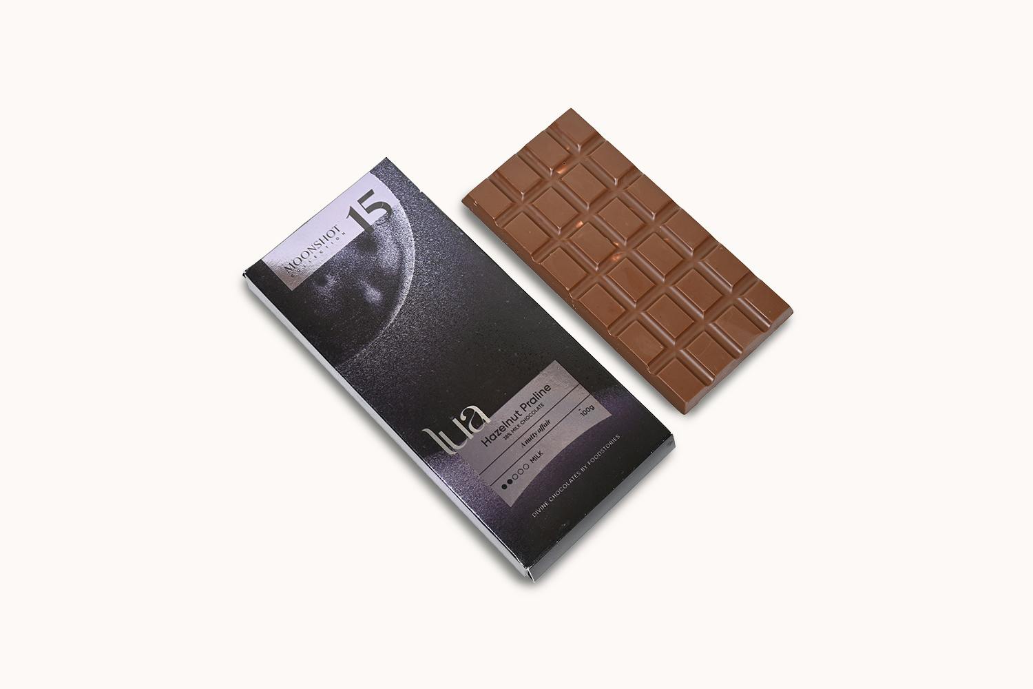 Lua Hazelnut Praline Chocolate Bar
