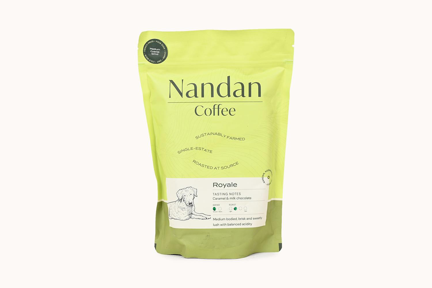 Nandan Coffee - Royale (Light Medium Roast, Ground Beans)